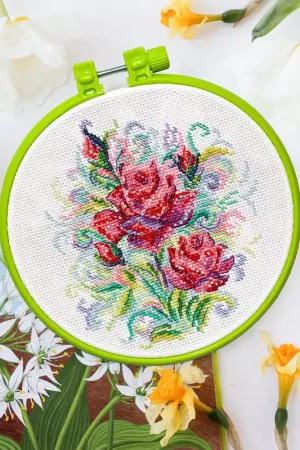 Last Chance Cross-stitch kit Spring roses AHM-057