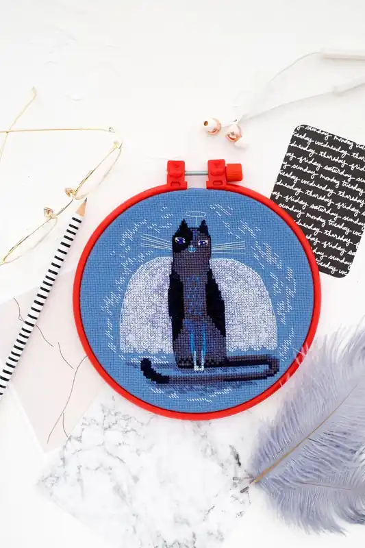 Cross-stitch kit Cat AHM-019 Today Only