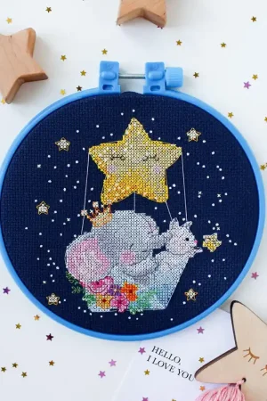 Flash Sale Cross-stitch kit Night walk AHM-045
