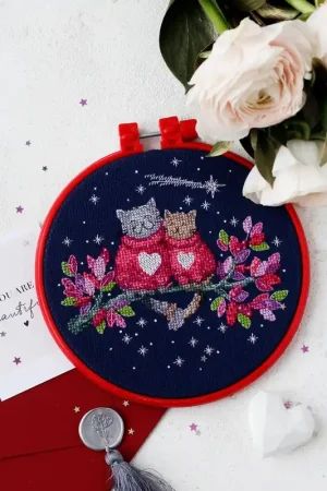 Cross-stitch kit Date under the stars AHM-037 New Arrival
