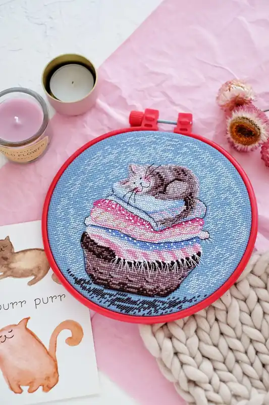 Trending Cross-stitch kit Kitty AHM-008