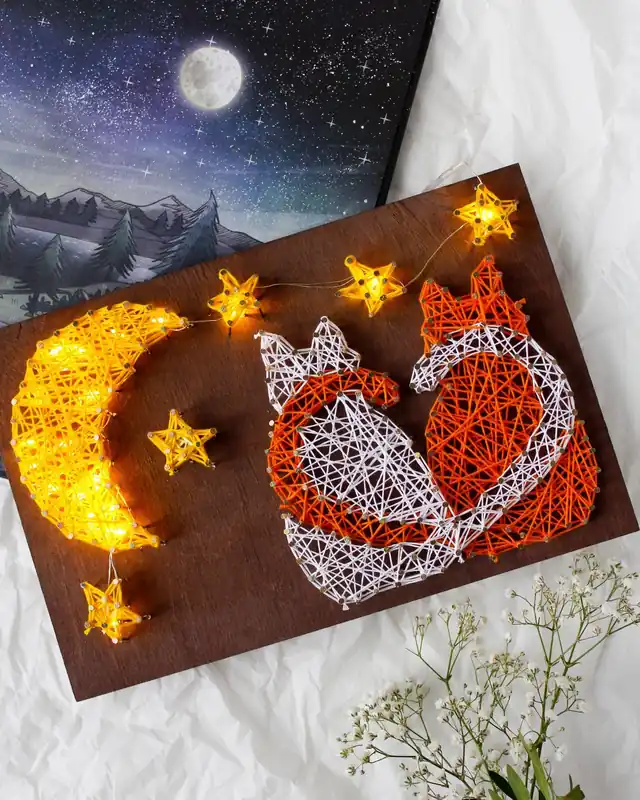 Free Shipping Creative Kit/String Art Cats ABC-017