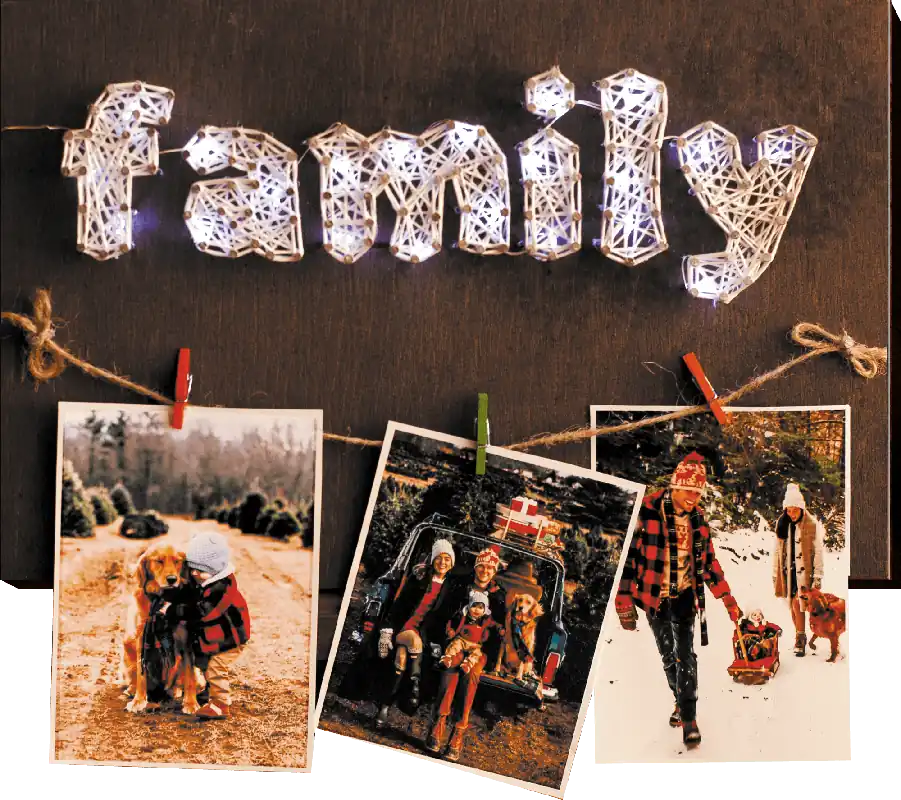 Creative Kit/String Art Happy family ABC-016 Reduced Price
