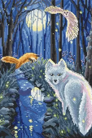 A Midsummer Night L8060 Counted Cross Stitch Kit New Arrival
