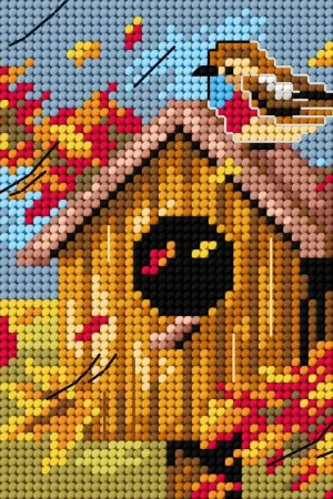 Big Sale Gobelin canvas for halfstitch without yarn Four Seaseons - Autumn 2307D