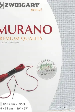 Precut Zweigart Murano 32 count Pearl Gray 3984/705 Bargain