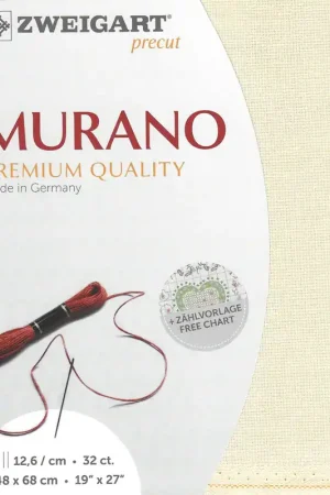 Weekend Sale Precut Zweigart Murano 32 count Ivory 3984/264
