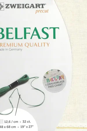 No Minimum Order Precut Zweigart Belfast 32 count Fairy Dust 3609/305