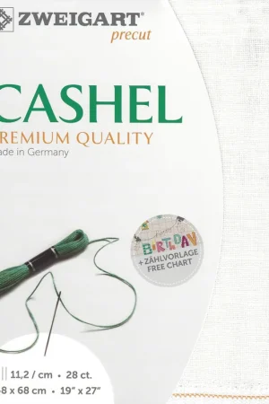 Precut Zweigart Cashel 28 count Antique White 3281/101 Fast Shipping