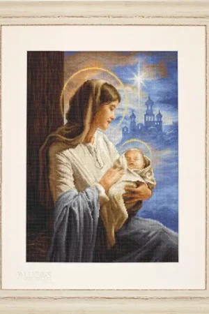 Saint Mary and The Child B617L Counted Cross-Stitch Kit Special Discount