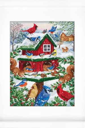 Today Only Blissful Bird Feeder B2417L Counted Cross-Stitch Kit