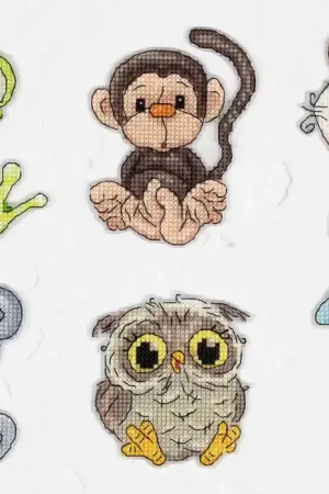 Bargain Friends 1 JK038L Counted Cross-Stitch Kit