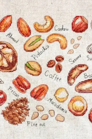 Nuts & seeds B1165L Counted Cross-Stitch Kit Limited Edition