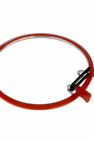 Medium Spring Metal Embroidery Hoop Nurge 160-2 Deep Red Flash Sale