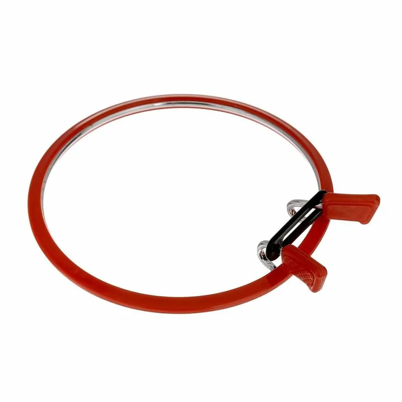Medium Spring Metal Embroidery Hoop Nurge 160-2 Deep Red Flash Sale