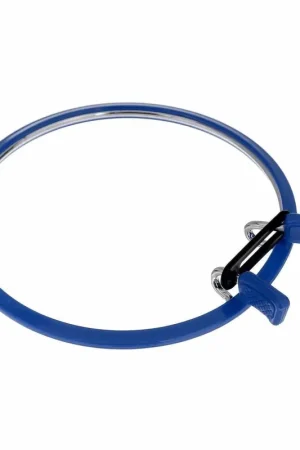 Next Day Delivery Medium Spring Metal Embroidery Hoop Nurge 160-2 Deep Blue