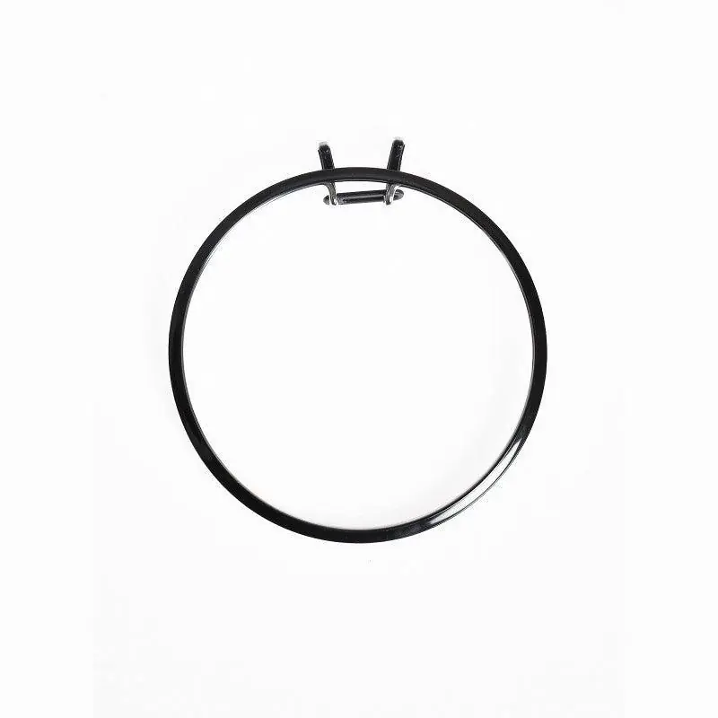Professional Grade Large Spring Metal Embroidery Hoop Nurge 160-1 Deep Black