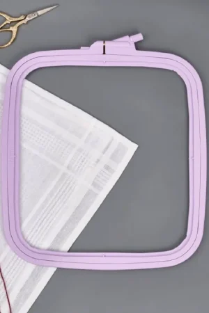 Price Cut Plastic Square Hoop Nurge 170-13 Pastel Lilac