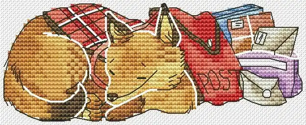 Buy Direct Post Puppy - PDF Cross Stitch Pattern