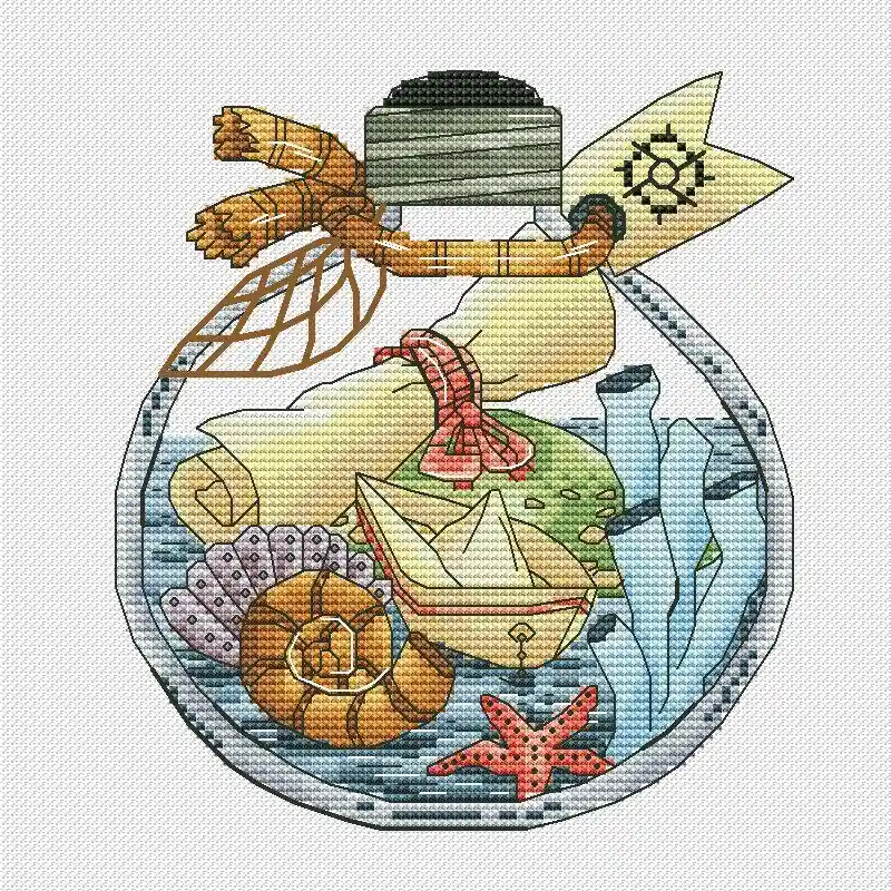 Discount Treasure Map - PDF Cross Stitch Pattern