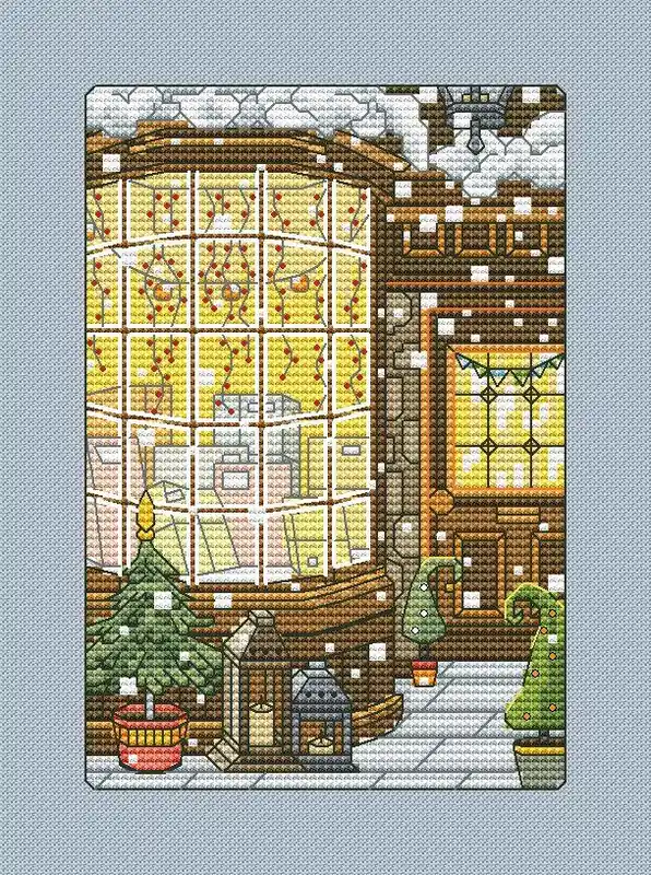 Exclusive Offer Christmas Card 20 - PDF Cross Stitch Pattern