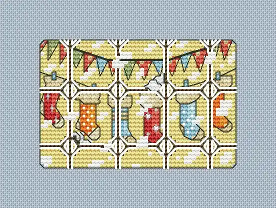 Christmas Card 15 - PDF Cross Stitch Pattern Last Chance