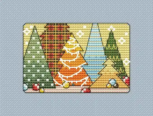 Best Choice Christmas Card 6 - PDF Cross Stitch Pattern
