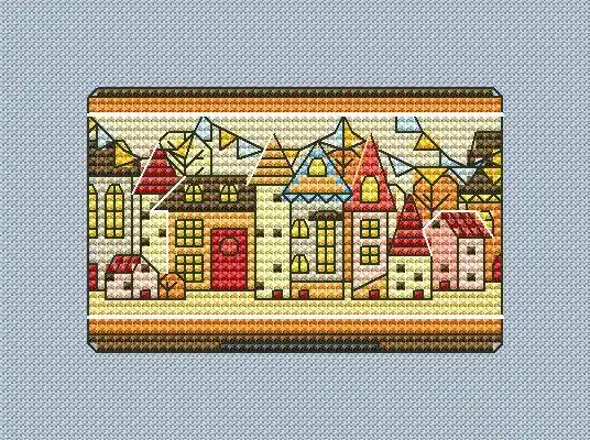 Christmas Card 5 - PDF Cross Stitch Pattern Money Back Guarantee