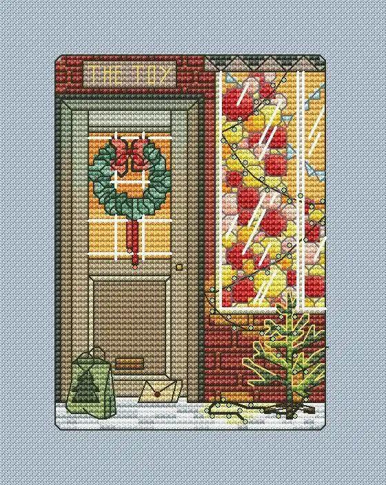 Top Rated Christmas Card 3 - PDF Cross Stitch Pattern