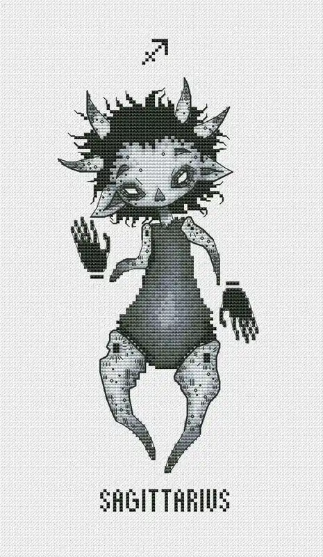 Horoscope. Sagittarius - PDF Cross Stitch Pattern Discount