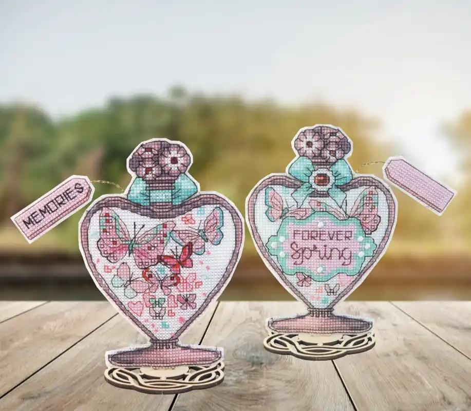 T-78C Counted cross stitch kit Crystal Art Set of pictures "Scent of life" Crafted