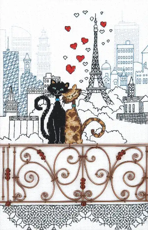 Cross-stitch kit M-379C "Lovers" Buy Direct