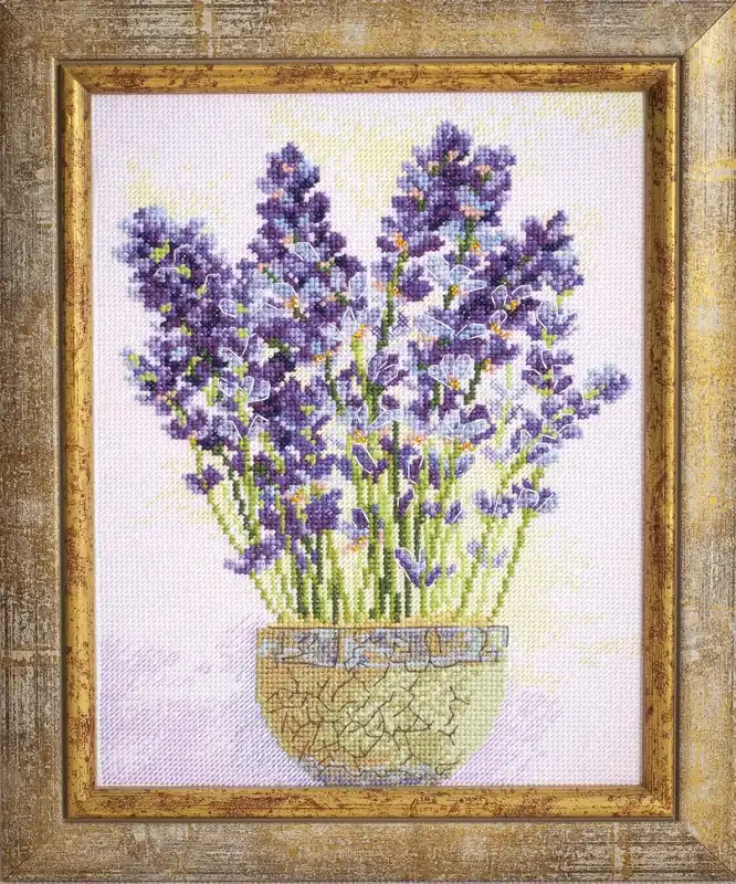 Cross-stitch kit M-277C "Lavender" Luxury