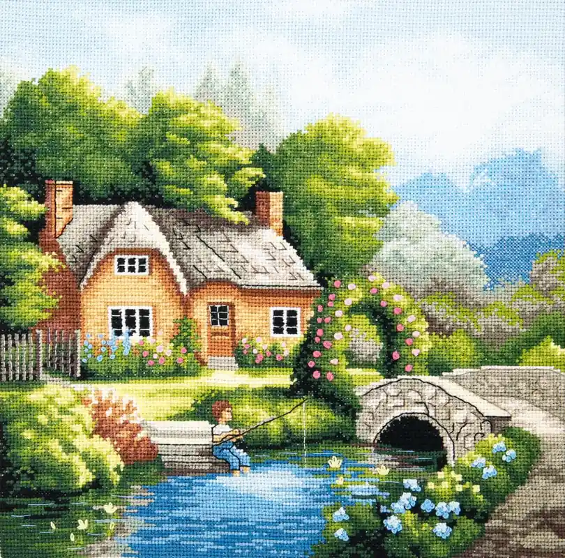 Cross-stitch kit M-394C "Summer season" Deal