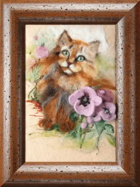 Felting kit V-39C "Pretty" High Quality
