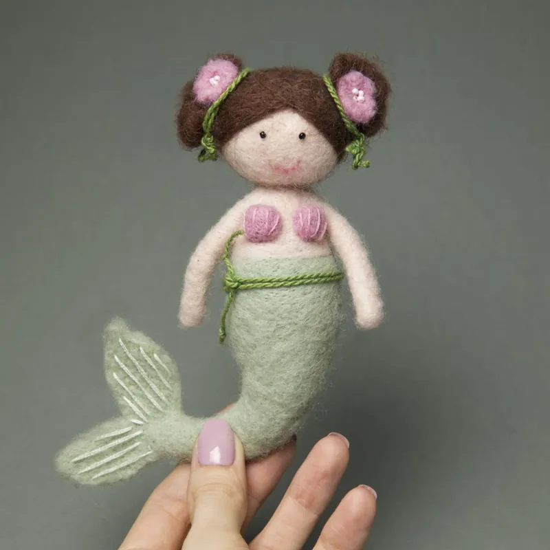 Final Sale Felting kit V-156C "The Little Mermaid"