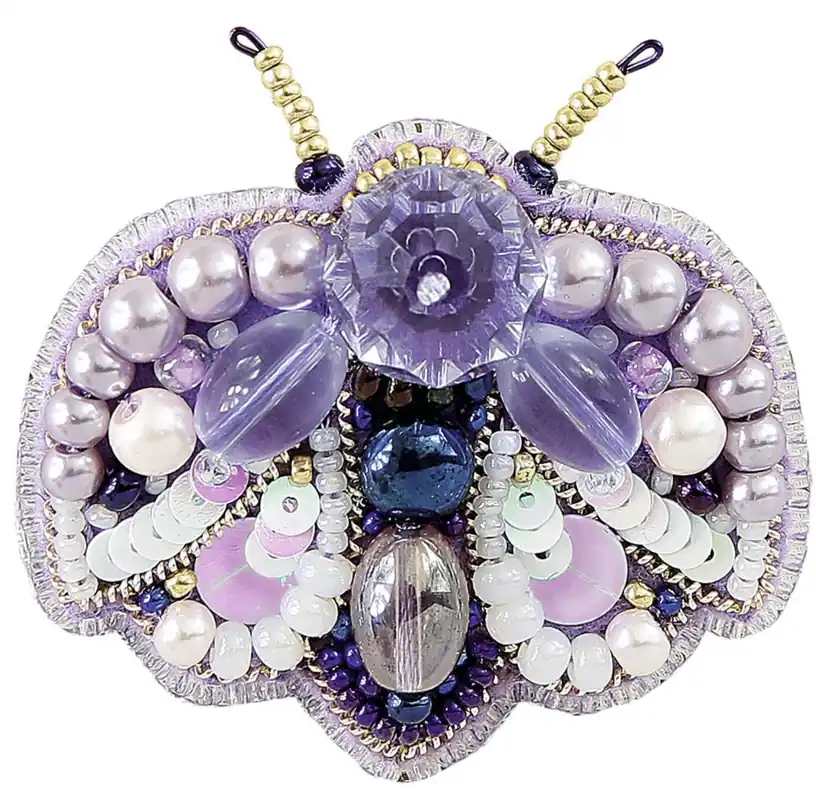 BP-270C Beadwork kit for creating brooch Crystal Art "Bug" Big Sale