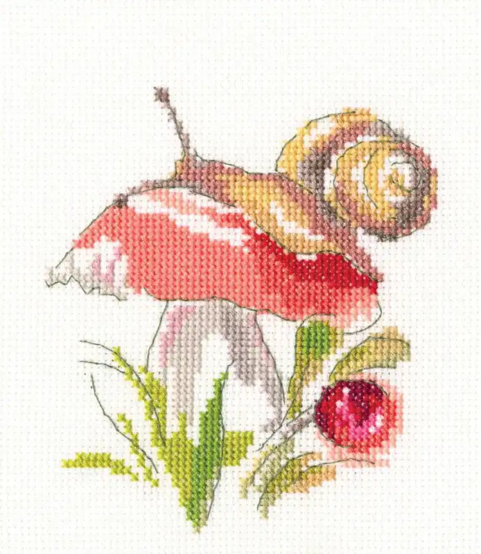 Russula EH379 Counted Cross Stitch Kit Instant Buy