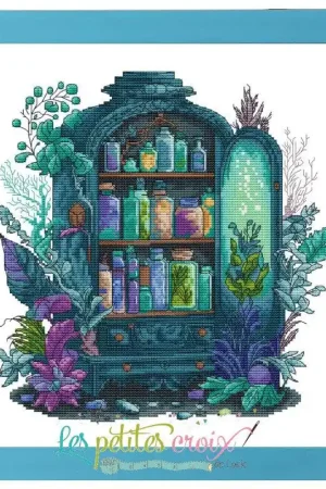 Apothecary Cabinet - PDF Cross Stitch Pattern Must Have