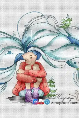 A Winter Girl - PDF Cross Stitch Pattern Best Choice