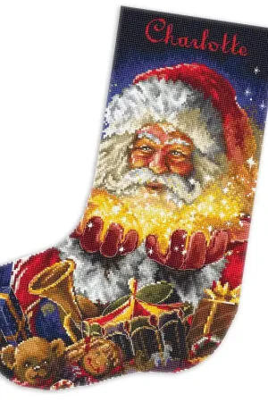 Trusted Brand Christmas miracle Stocking L8050 Counted Cross Stitch Kit