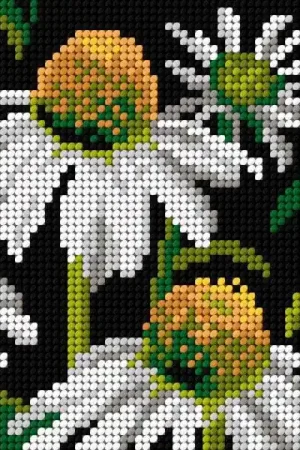 Gobelin canvas for halfstitch without yarn Echinacea Markdown