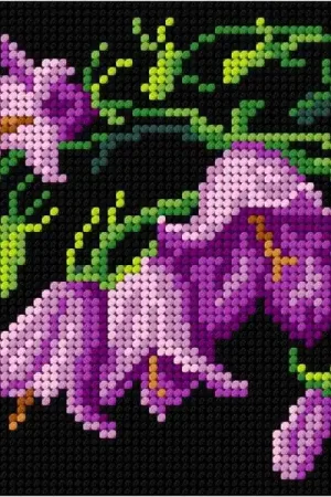 Gobelin canvas for halfstitch without yarn Rose While Supplies Last