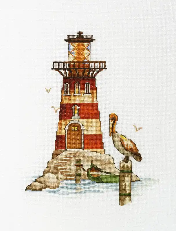 Best Seller Cross-Stitch Kit "Lighthouse "Pelikan" M394