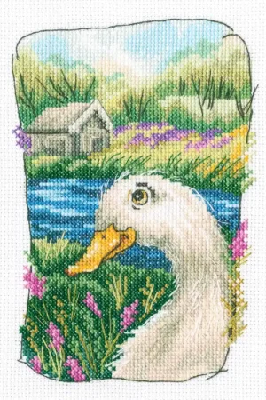 Must Have Cross-stitch Kit "Grandmother's old garden" C341