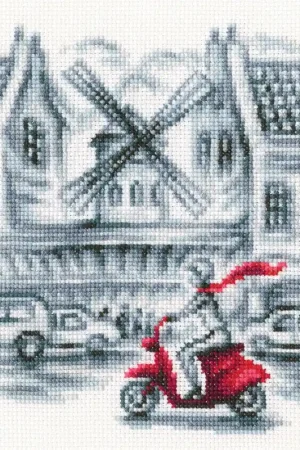 Cross-stitch Kit "On the streets of Paris" C332 Wholesale