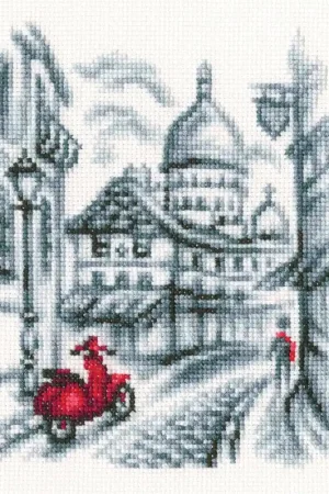 Cross-stitch Kit "On the streets of Paris" C331 Next Day Delivery