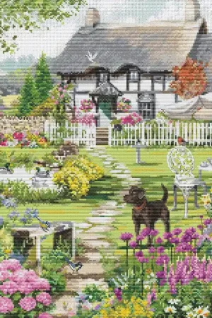 Editor’s Pick Cottage Garden B2412L Counted Cross-Stitch Kit