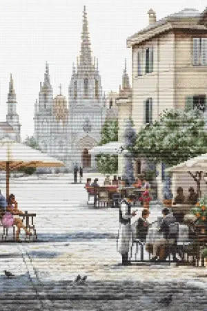 Budget Barcelona Cathedral B2411L Counted Cross-Stitch Kit