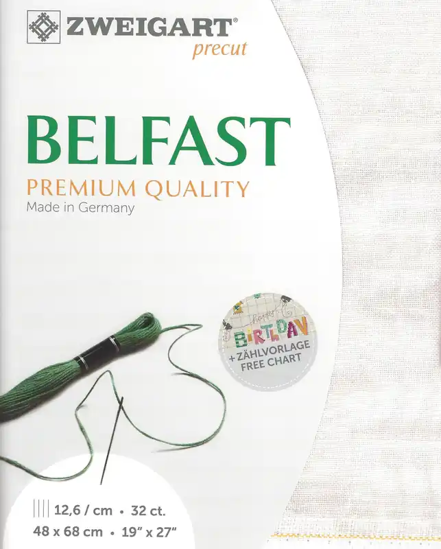 Precut Zweigart Belfast Vintage 3609/1079 Vintage Dune Hot Picks